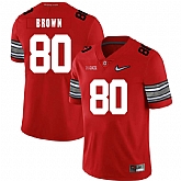 Ohio State Buckeyes 80 Noah Brown Red Diamond Nike Logo College Football Jersey Dzhi,baseball caps,new era cap wholesale,wholesale hats